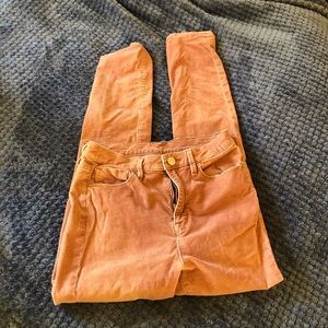 BDG Pink Corduroy High Waisted Pants